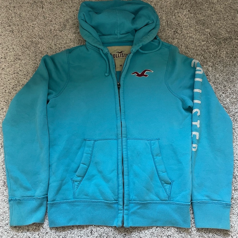 Blue Hollister Hoodie